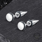Minimalist Conical Stainless Steel Ear Studs | Gthic.com