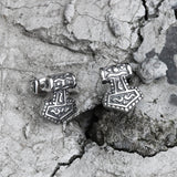 Mjöllnir Hammer Stainless Steel Viking Earring
