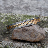 Mjöllnir Hammer Stainless Steel Viking Cuff Bracelet | Gthic.com