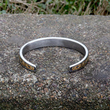 Mjölnir Hammer Stainless Steel Viking Cuff Bracelet