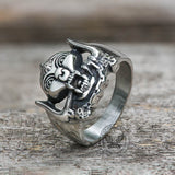 Motörhead Stainless Steel Warpig Finger Ring | Gthic.com