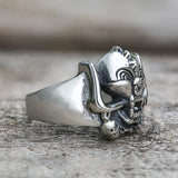 Motörhead Stainless Steel Warpig Finger Ring | Gthic.com