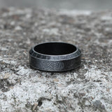 Norse Dragon Runes Stainless Steel Viking Ring