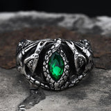 Power Snake Stainless Steel Beast Ring | Gthic.com