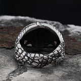 Power Snake Stainless Steel Beast Ring | Gthic.com