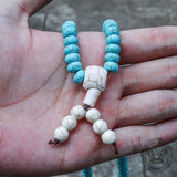 Prayer Beads Turquoise Necklace | Gthic.com