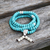 Prayer Beads Turquoise Necklace | Gthic.com
