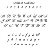 Sterling Silver Custom Script Name Ring