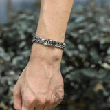 Punk Skull Stainless Steel Bracelet 02 | Gthic.com