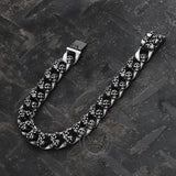 Punk Skull Stainless Steel Bracelet 04 | Gthic.com