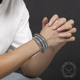 Rattlesnake Stainless Steel Snake Bracelet