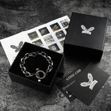 Retro Chain Stainless Steel Dumbbell Bracelet