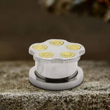 Revolver Magazine Stainless Steel Ear Gauges | Gthic.com