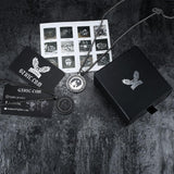 Rotatable Skoll and Hati Wolf Runes Stainless Steel Pendant