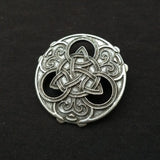 Round Celtic Knot Zinc Alloy Viking Brooch | Gthic.com