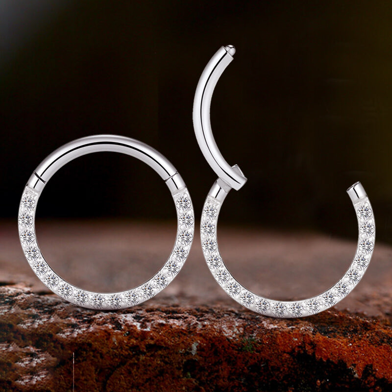 16 Gauge Snake Titanium Septum Piercing Ring – GTHIC