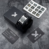 Runes Valknut Wristband Alloy Leather Viking Bracelet
