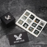 Saber Tooth Tiger Skull Head Sterling Silver Stud Earrings