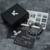 Six-character Mantra Stainless Steel Bracelet