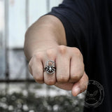 Spider Stainless Steel Biker Ring | Gthic.com
