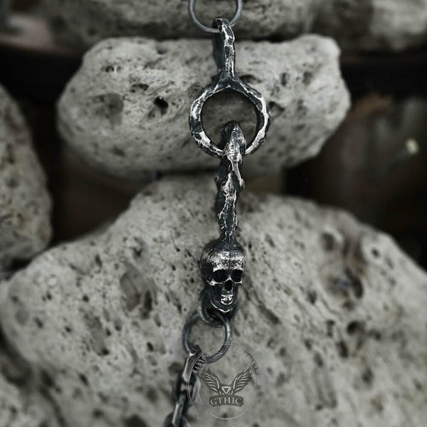 Sterling Silver Skull Chain