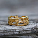Thistles and Thorns Stainless Steel Ring 10 | Gthic.com