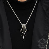 Three Snakes Stainless Steel Pendant