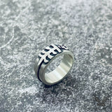 Till Death Do Us Part Sterling Silver Ring | Gthic.com