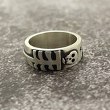 Till Death Do Us Part Sterling Silver Ring | Gthic.com