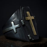 Till Death Do Us Part Sterling Silver Skull Ring | Gthic.com