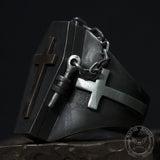 Till Death Do Us Part Sterling Silver Skull Coffin Ring