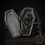 Till Death Do Us Part Sterling Silver Skull Ring | Gthic.com