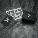 Triangle Valknut Compass Stainless Steel Viking Pendant