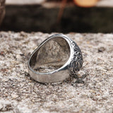 Urnes Valknut Stainless Steel Viking Ring | Gthic.com