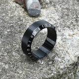 Valknut Runes Stainless Steel Viking Ring