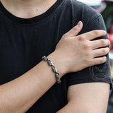 Vampire Skull Stainless Steel Bracelet | Gthic.com