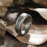 Viking Symbol Stainless Steel Ring
