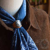 Vintage Buffalo Nickel Leather Scarf Ring