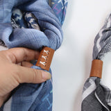 Vintage Checkered Square Scarf04 | Gthic.com