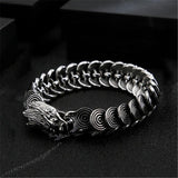 Vintage Dragon Stainless Steel Bracelet