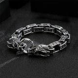 Vintage Dragon Stainless Steel Bracelet 03 | Gthic.com
