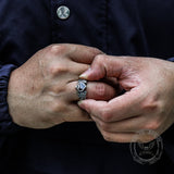 Vintage Heart Stainless Steel Ring