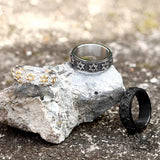 Vintage Hexagram Stainless Steel Spinner Ring
