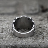 Vintage Northern Pirate Compass Stainless Steel Marine Ring