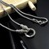Vintage Sterling Silver Foxtail Chain | Gthic.com