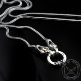 Vintage Sterling Silver Foxtail Chain | Gthic.com