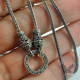 Vintage Sterling Silver Foxtail Chain | Gthic.com