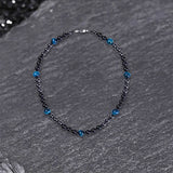 Vintage Tiger Eye Stone Men’s Bead Necklace | Gthic.com