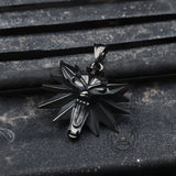 Wild Hunt Wolf Head Stainless Steel Pendant