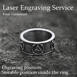 Witchers Elements Signs Stainless Steel Ring